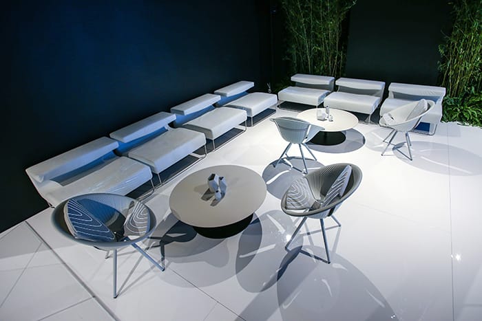 Alcantara® Corner Lounges | Audi City Lab