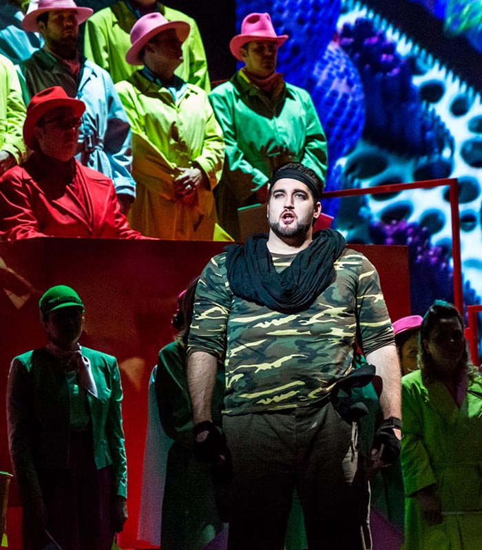 Alcantara veste Turandot sul palco del Teatro Massimo di Palermo