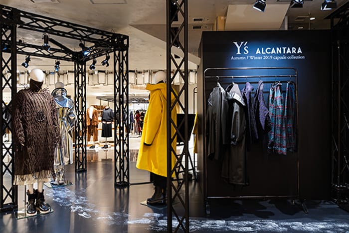 Y's für Alcantara: Limited Pop-Up-Store