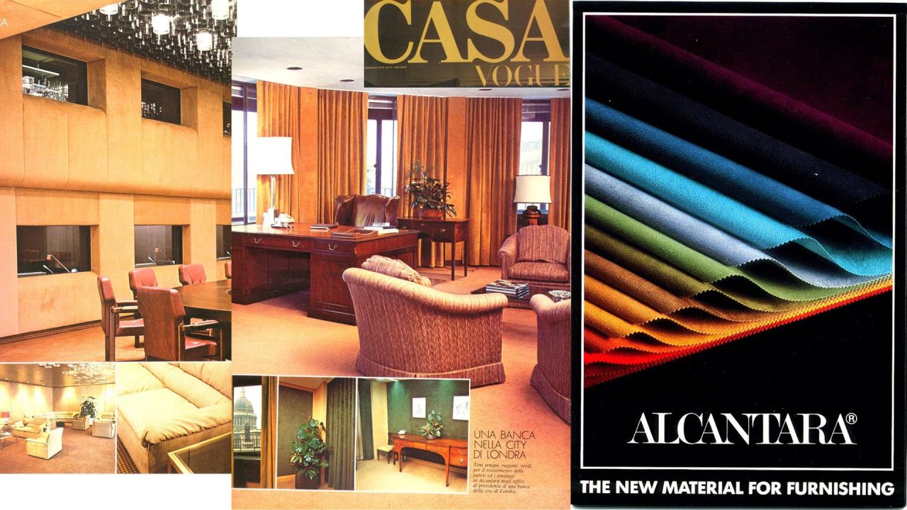 alcantara settore arredamento 1979