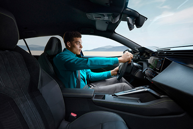 Alcantara interiors for the New Peugeot 408