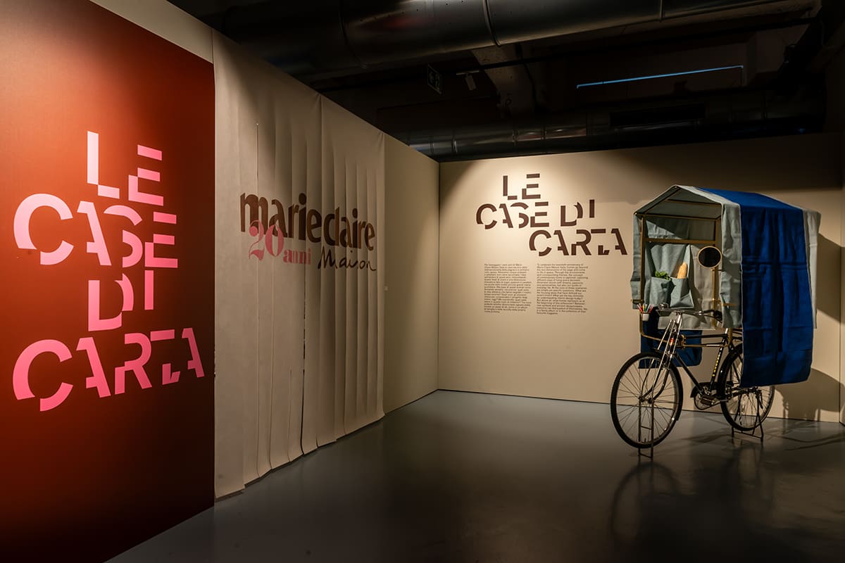 Le Case di Carta展览: Alcantara和《Marie Claire Maison》