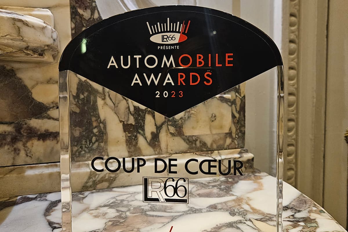 2023 Automobile Awards: Alcantara riceve il premio "Coup de Coeur LR 66"