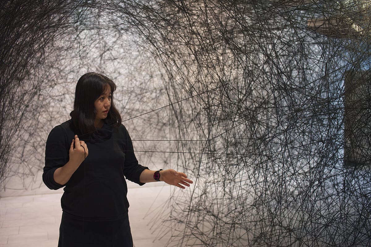 The Soul Trembles: Alcantara and Chiharu Shiota at MAO Torino
